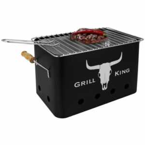 Mini Holzkohlegrill Tischgrill Gartengrill Holzkohle Grill Balkon Camping BBQ