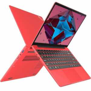 AOCWEI Laptop Win 11 mit 5G WiFi, Laptop 14 Zoll 6GB RAM 128GB ROM Notebook Rot