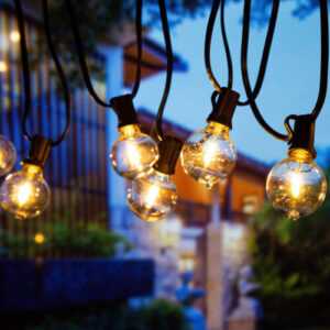 Lichterkette LED Girlande Outdoor Lichter Zelt Terrasse Garten Party Dekoration