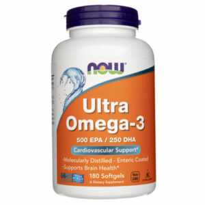 Now Foods Ultra Omega-3 500 EPA / 250 DHA 180 Kaps