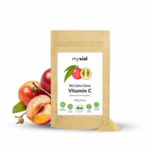 Bio Vitamin C Pulver 100g vegan | Camu Camu Frucht | Plastikfrei verpackt