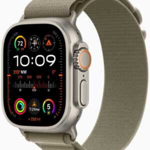 Apple Watch Ultra 2 Titan 49mm A2986 passendes Olive Alpine Loop M, NEU Sonstige