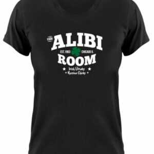 The Alibi Room Bar Frank Gallagher Fan Logo Damen T-Shirt TV Serie Shameless