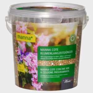 MANNA Blumenlangzeitdünger 1 kg, Balkonpflanzendünger, Blumenbeetdünger