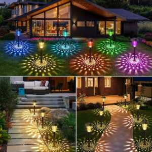 2-10X Solarlampen Solarleuchten für Außen Garten Deko Wasserdicht Gartenleuchte
