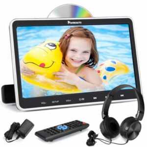 10.1" Auto Monitor Kopfstütze DVD Player Für Kinder HDMI USB AV-IN/OUT+Kopfhörer