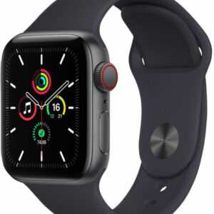 Apple Watch SE 40mm iOS Smartwatch Alu Sportband space grau Cellular DE Händler
