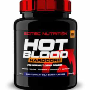 Scitec Hot Blood Hardcore - 700 g - Pre-Workout Booster BCAA Aminosäuren Creatin