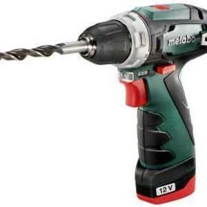 Metabo Akku-Bohrschauber Akkuschrauber 12V +1x Akku 2Ah PowerMaxx BS (600079500)