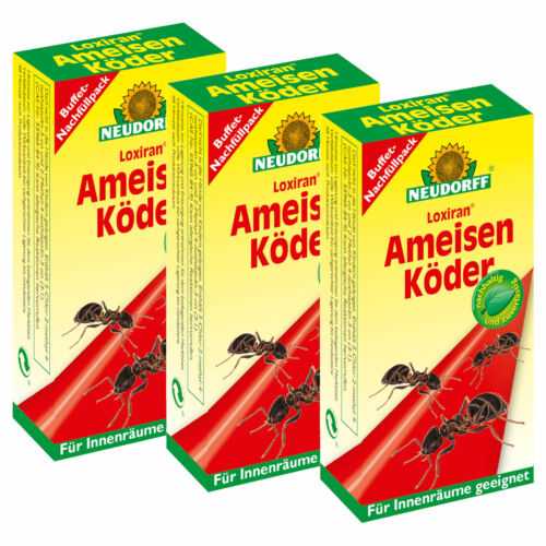 Neudorff Loxiran Ameisenköder 3x 40 ml Ameisen Köder für Loxiran AmeisenBuffet