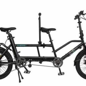 Ebike Electric 20" Folding Tandem bike, DISC,250W Rear Torque,36V 10AH-E20TF01BL