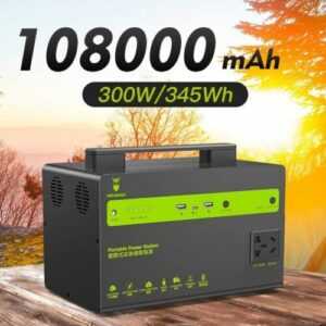 Powerbank 108000mAh Akku mit 300Watt Stromgenerator mobiler Batterie Solar