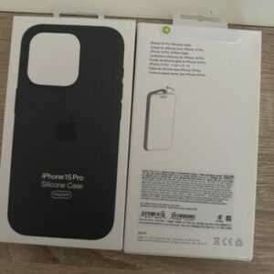 Silikon Case Hülle MagSafe für Apple iPhone 15 Pro  Schwarz Neu