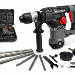 Practixx Profi SDS-Plus Bohrhammer 7 Joule 1500W 230V | Variable Geschwindigkeit