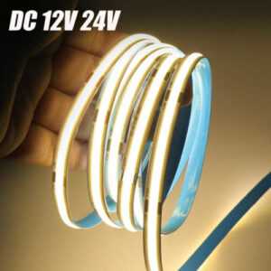 2m-20m LED COB Streifen WW/NW/CW 12V 24V Lichtband Stripe keine Lichtpunkte DHL