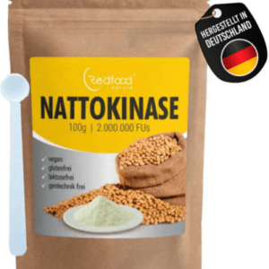 Nattokinase Pulver ⭐ AKTION ⭐ 100g Packung = 2.000.000 FU´s ≙ 1000 Kapseln