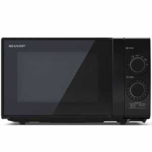 Sharp YC-NS203EB Mikrowelle 20 L Schwarz Solo Microwave 700 W 6 Leistungsstufen