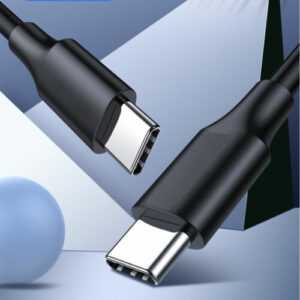 USB C zu USB C Schnelllade-Datenübertragungscabel Typ C Cable für Samsung S8 S9