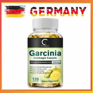 Garcinia Cambogia Capsule 1500mg -- Gesunder Stoffwechsel, Fettverbrennung--120