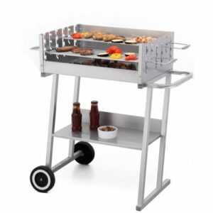 Tepro Holzkohlegrill Grillwagen Kohlegrill BBQ Design Grill Pasadena mit Rollen