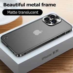Metall Handy Hülle Für iPhone 11 12 13 14 Pro Max Schutz Case Tasche Cover -1