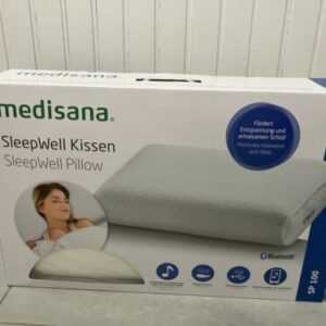 medisana Sleepwell SP 100 Kopfkissen + Lautsprecher, MP3-Wiedergabe, Bluetooth