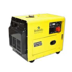 BAMATO Diesel Stromerzeuger BGE-5000D Stromaggregat 2x230V 1x400V E-Start 5000W