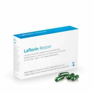 Laflorin Restore - 14 hochdosierte natürliche Bakterienkulturen, 20 Mrd. KBE