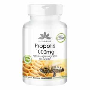 Propolis-Extrakt 1000 mg 120 Tabletten, 3% Galangin, hochdosiert | herba direkt