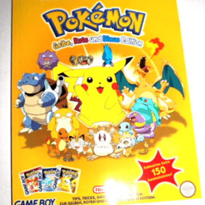 POKEMON Gelbe, Blaue und Rote Edition - original NINTENDO Spieleberater NEU!