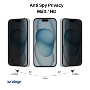 iPhone 15 14 13 12 11  Anti Spy Privacy Matt / HD Sichtschutzfolie Panzerfolie