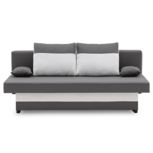 Couch SONY mit Schlaffunktion BEST! KLEINE Sofa mit Bettkasten und Kissen