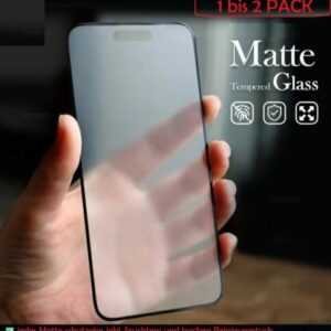 Matte Panzerfolie Für iPhone 15 14 13 12 11 Pro Max XR Schutzfolie Matt Flexibel