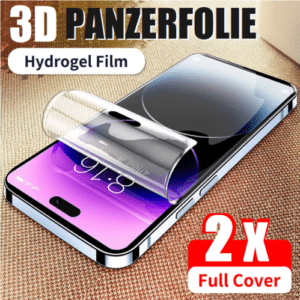 2X HYDROGEL DISPLAY PANZERFOLIE SCHUTZ FOLIE IPHONE 15 14 13 12💥FULL CURVED💥