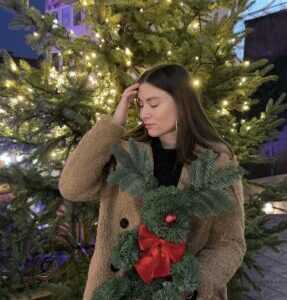 Weihnachtsrentier aus echter Tanne(Nobilis) 🌲Weihnachtsdeko