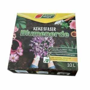 Humusziegel- 160 L Kokoserde - 16 x 700g - Blumenerde aus Kokosfaser Anzuchterde