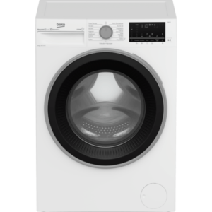 Beko B3WFU58415W1 A 8kg Frontlader-Waschmaschine - Weiß/Schwarz