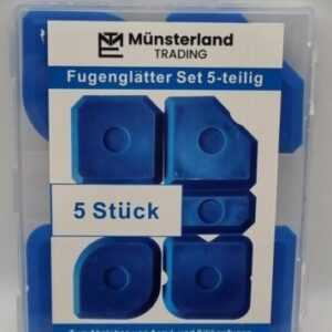 Fugenglätter Set 5tlg Silikonspachtel Silikonglätter Fugenabzieher mit Box