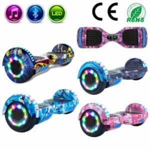Hoverboard Für Kinder Elektro Scooter Bluetooth Lautsprecher LED Balance Segway