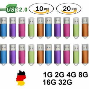 10/20Stück USB 2.0 Sticks Flash Laufwerk Speicherstick 1G 2G 4G 8G 16G 32G 64G