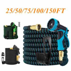 10 Funktionen Flexibler Gartenschlauch dehnbarer Wasserschlauch 7.5-45 Meter DE