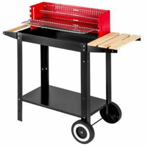 BBQ Grillwagen Grill Holzkohlegrill Kohlegrill Gartengrill Holzkohle 86x34x80cm