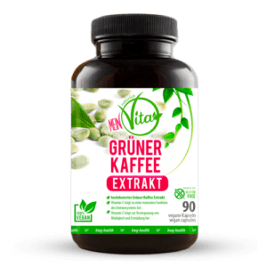 (195,81 EUR/kg) MeinVita Grüner Kaffee - 1376 mg (Tagesportion), 100% vegan,74 g