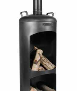 Gartenkamin Faro Gartenofen zum Heizen und Grillen Terrassenofen Kamin Ofen