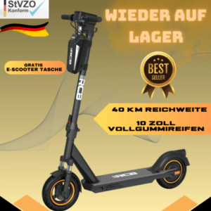 ✅ E-Scooter Straßenzulassung 10 Zoll Elektroroller ABE Escooter  350W 11.4Ah 36V