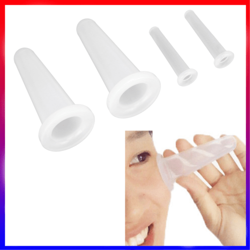 4er Set Silikon Gesicht Schröpfen Schröpfgläser Vakuum Schröpfkopf Massage Cups✅