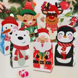 Adventskalender zum Befüllen Geschenktüten Zahlenaufkleber 1-24 ASETWINTERTÜTEN