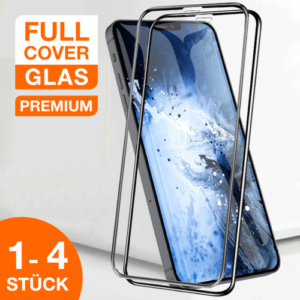 Panzerfolie Glas Full Cover Displayschutz für iPhone 14 13 12 11 XR Pro Max Mini