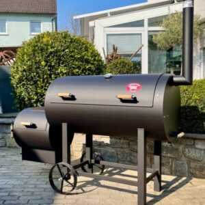 BBQ FriesStyle Smoker XXL 24" mit SFB, Aschekasten, Materialstärke 5 mm