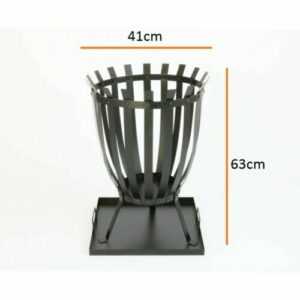 Feuerkorb Feuerstelle 63x41 cm Feuerschale Garten Party Feuer